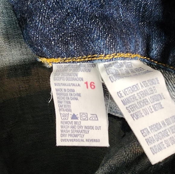 Tommy Hilfiger Denim Skirt  - Size 16 - Picture 5 of 6